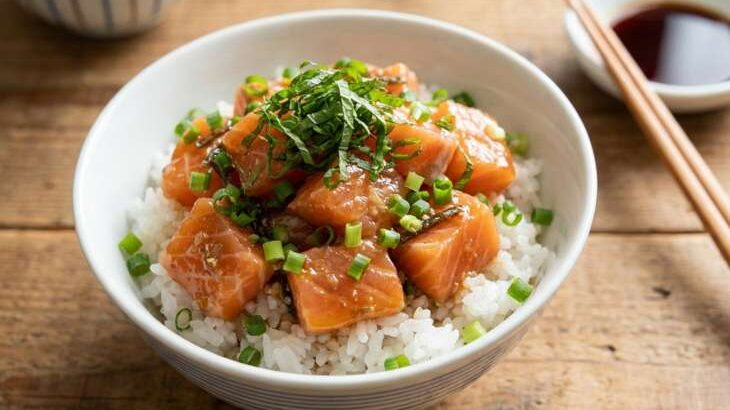 【あさイチ】サーモンの塩昆布漬け丼のレシピ。冬の函館おすすめメニュー（2月19日）