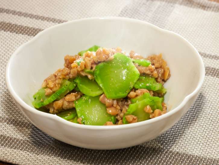 ブロッコリーと納豆のごまあえ