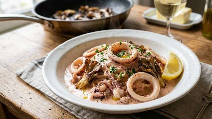 【ノンストップ】イカとマイタケのタラコあえソテーのレシピ。ランクアップキッチン（3月4日）