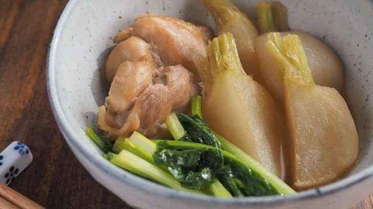【相葉マナブ】かぶと鶏肉の煮物のレシピ。三浦のカブで旬の産地ごはん（3月29日）
