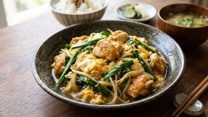 【ノンストップ】しっとり鶏のニラたまのレシピ。笠原将弘シェフの本格和食（3月10日）