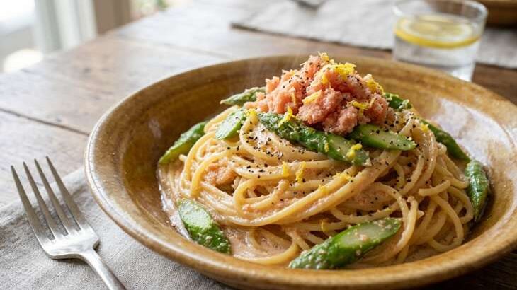 【ノンストップ】タラボナーラ（たらこカルボナーラ）のレシピ。七五三掛キッチン（3月20日）