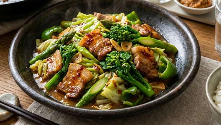 春野菜の回鍋肉