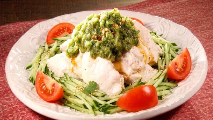 【ヒルナンデス】しっとり鶏むね肉の棒々鶏風レシピ。牛乳で簡単！平野レミさんの激安スーパー食材アレンジ（4月13日）