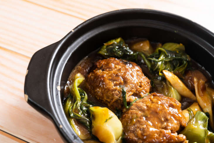 巨大肉だんご 獅子頭