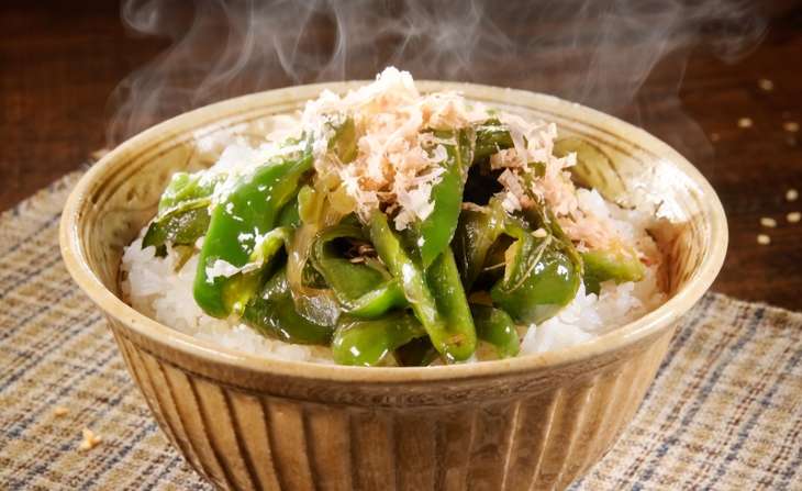 ピーマンのめし泥棒