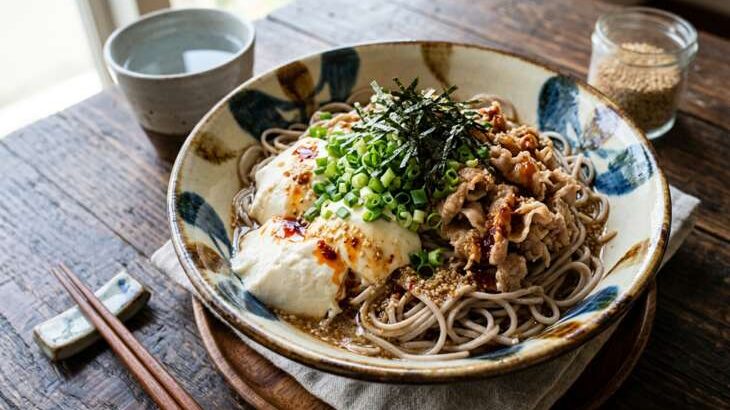 【DAIGOも台所】冷製豆腐甘辛肉そばのレシピ。山本ゆりさんの簡単料理（4月24日）