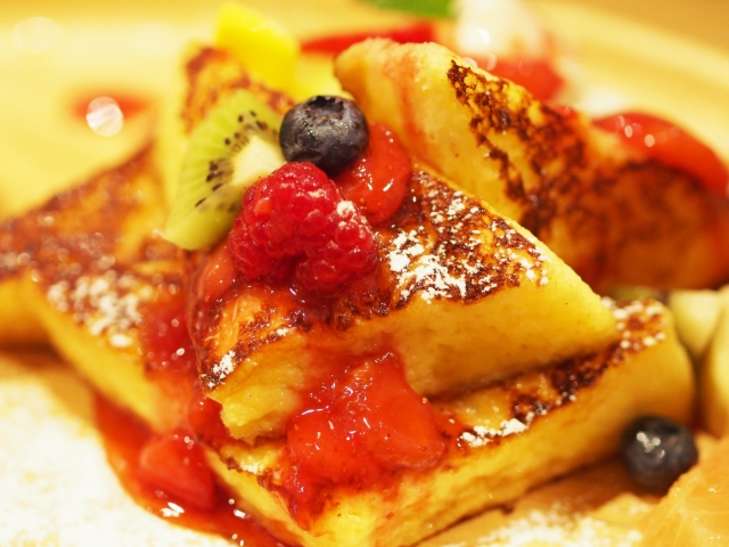 いちごジャムのフレンチトースト