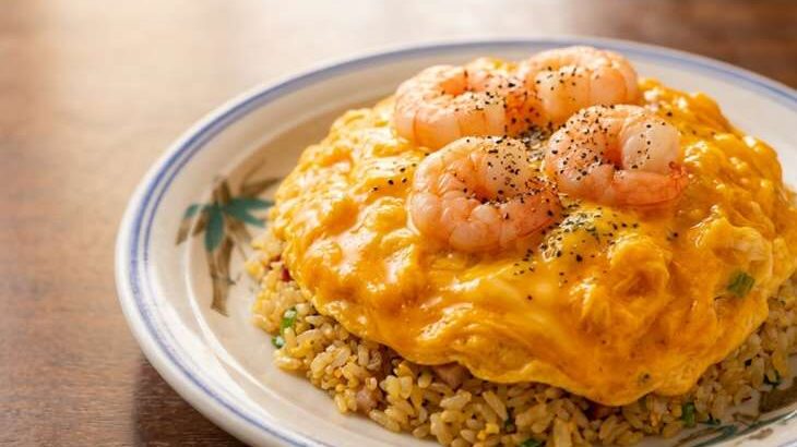 桂林のエビチャーハン