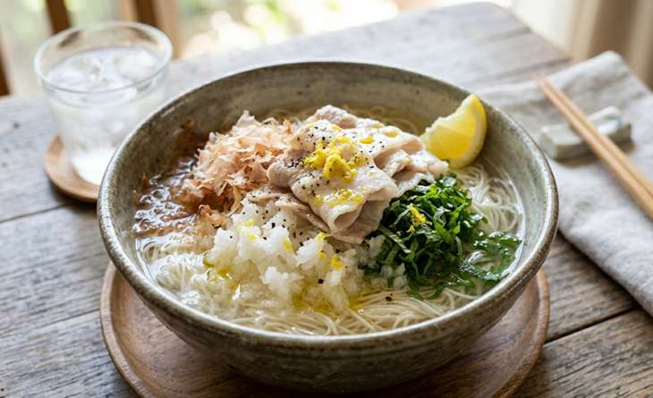 塩レモンそうめん