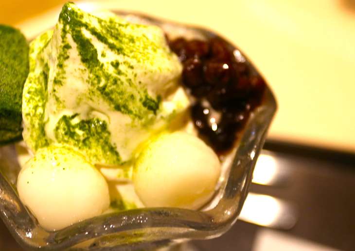 豆腐餅パフェ