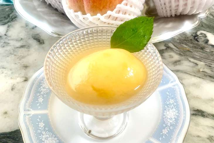 桃のコンポート