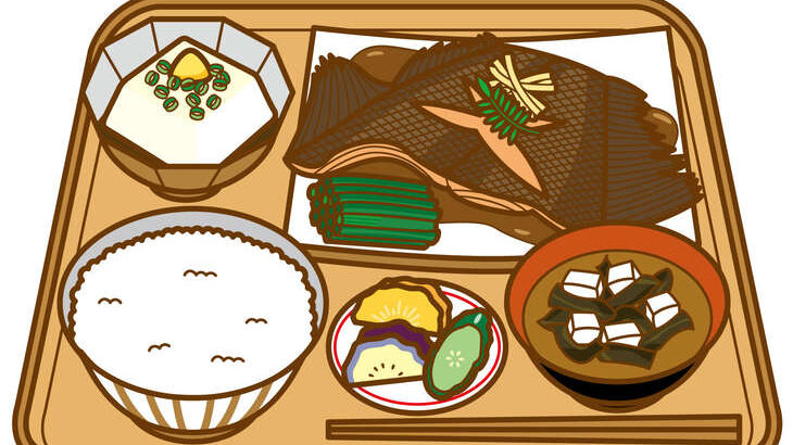 カレイの煮付け定食