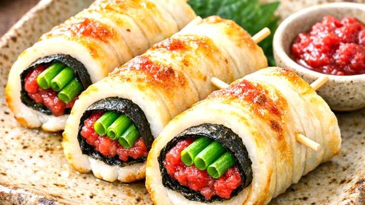 【あさイチ】ちくわの梅のり巻きのレシピ。吉田愛の楽ウマおつまみ＆おかず！ときめき!ハピ技（8月4日）