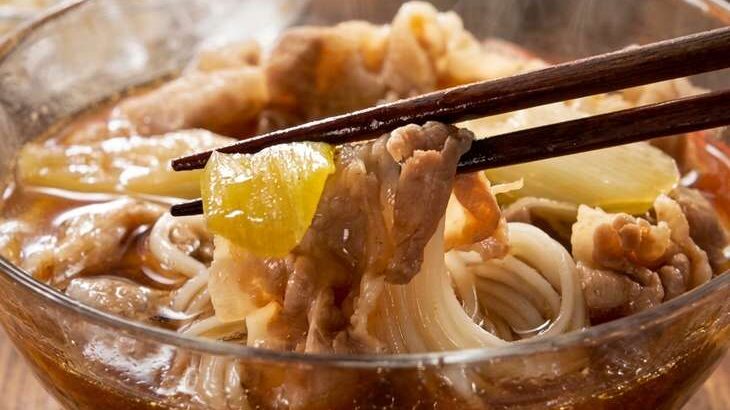 バクテー⾵・⾁つけ汁そうめんのそうめん