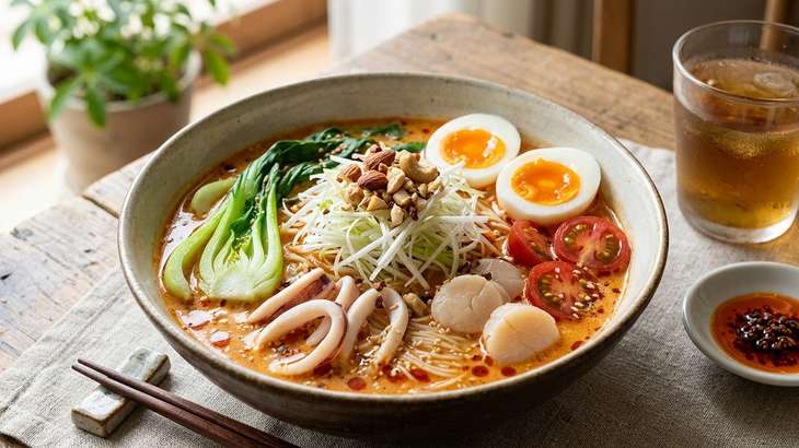 冷やし麻辣湯そうめん