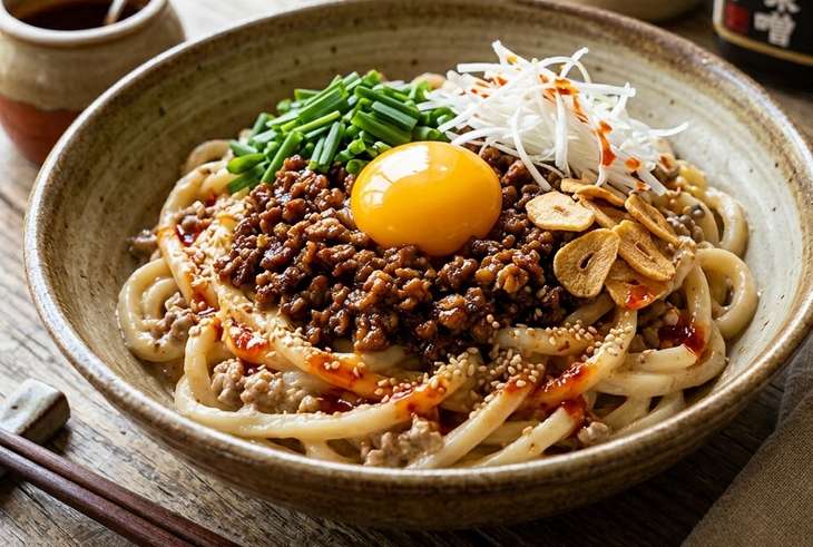 台湾クリーミー混ぜうどん