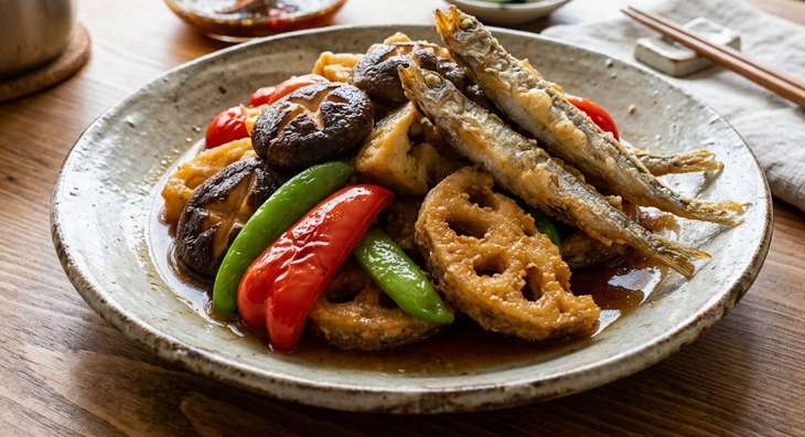シシャモの揚げ焼き