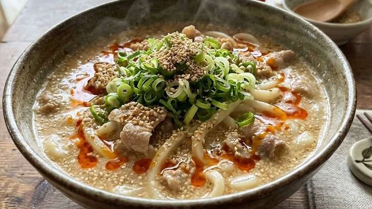 【DAIGOも台所】豚しゃぶ豆乳うどんのレシピ。山本ゆりさんの簡単料理（10月9日）