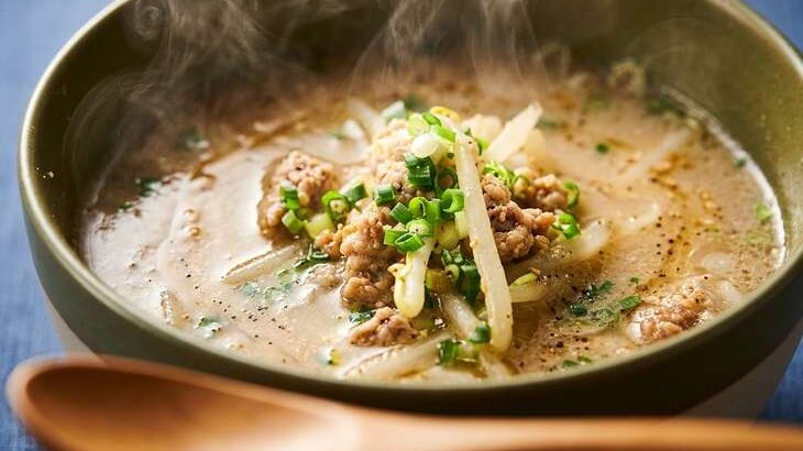 【DAIGOも台所】もやしとひき肉のコクうまスープのレシピ。山本ゆりさんの簡単料理（10月30日）